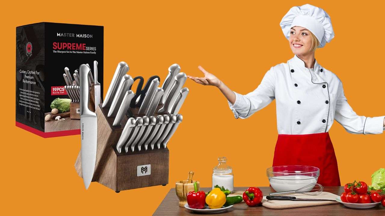 Master Maison Premium Knife Block Set – Elevate Your Culinary Experience 2023